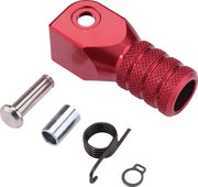 Moose Offroad Knurled Shift Tip - Red Anodized