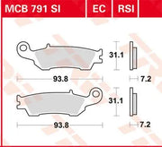 Trw Si Series Spiekane Klocki Hamulcowe Off-road - Przód