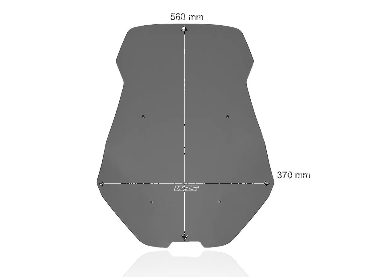 WRS Standard Windscreen Dark Smoke 4mm for X-ADV 750