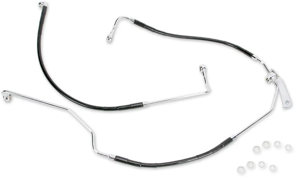 Drag Specialties Stainless Steel Brake Line Kit Abs