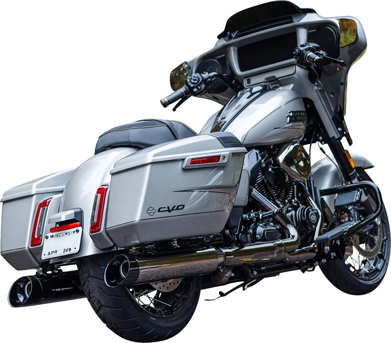 S&s Cycle Mk45 Performance Slip-on Mufflers - Lava Chrome