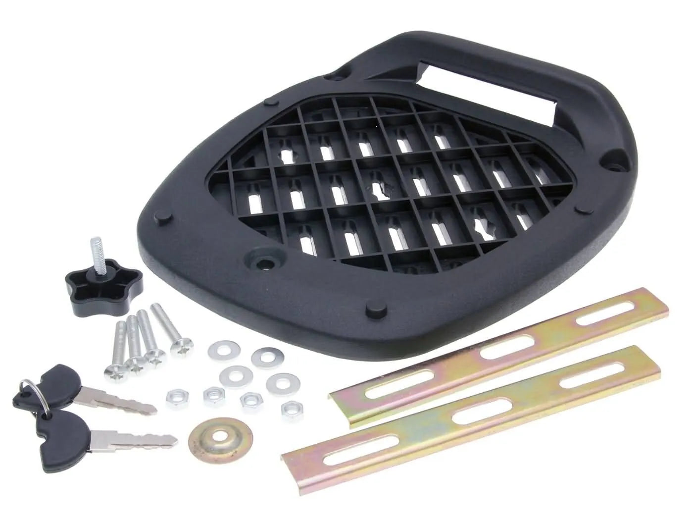 101 Octane Universal Top Case - Black Plastic