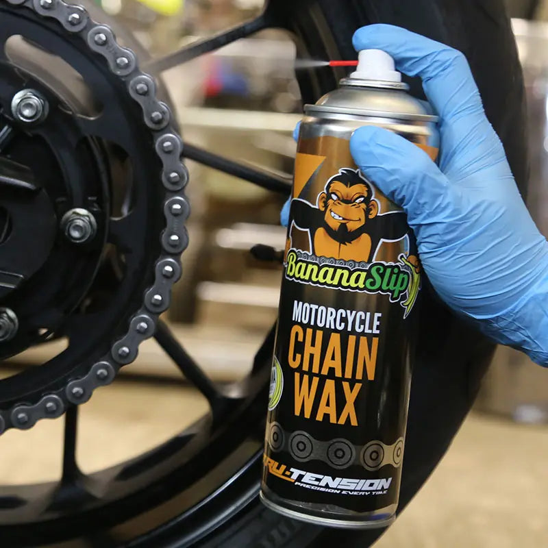 Tru-Tension BananaSlip Chain Wax 500ml for Motorcycle