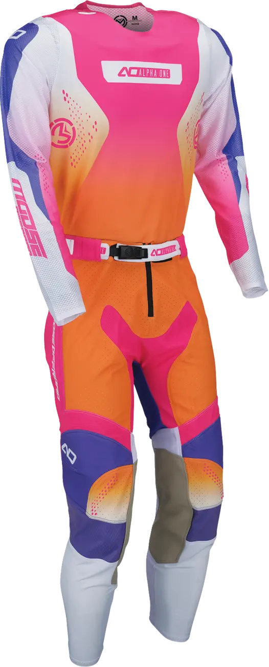 Moose Offroad Soft-Goods Alpha One Jersey Orange/Purple