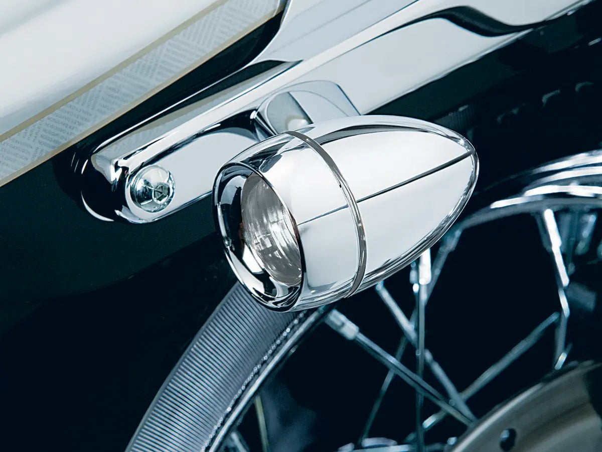 Kuryakyn Deep-dish Bezels - Bullet Turn Signals