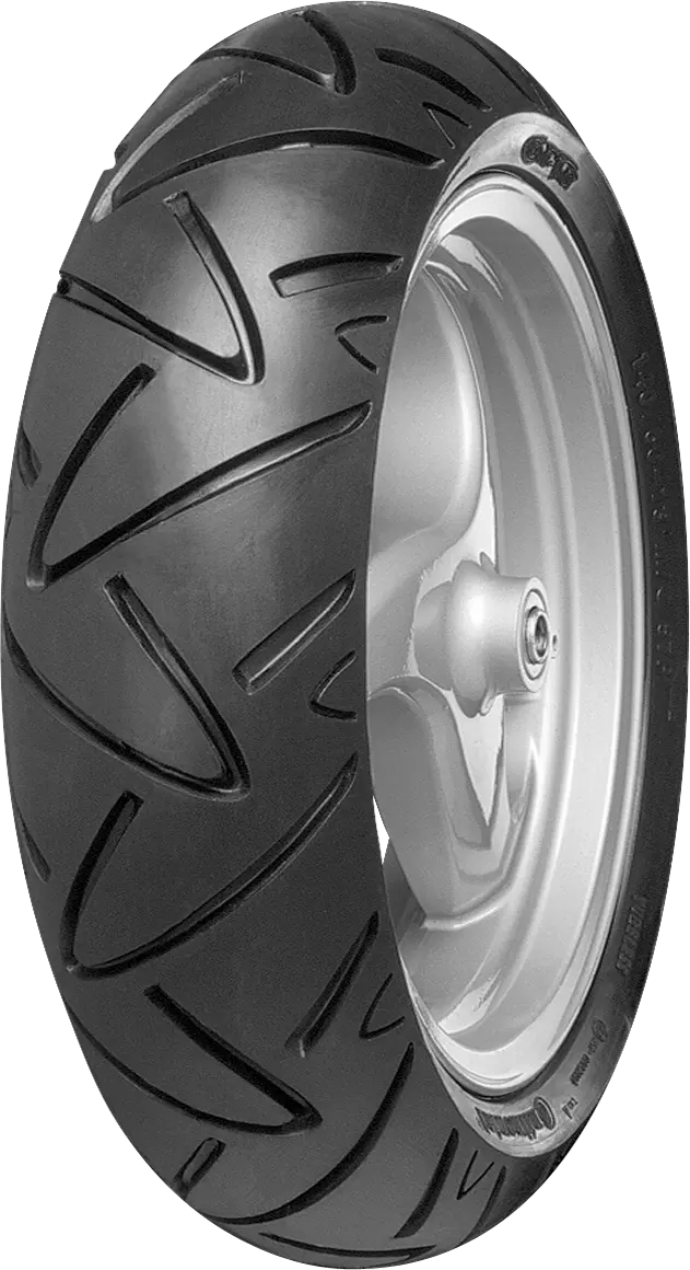Continental Contitwist Tire 130/70-10 Tubeless Blackwall