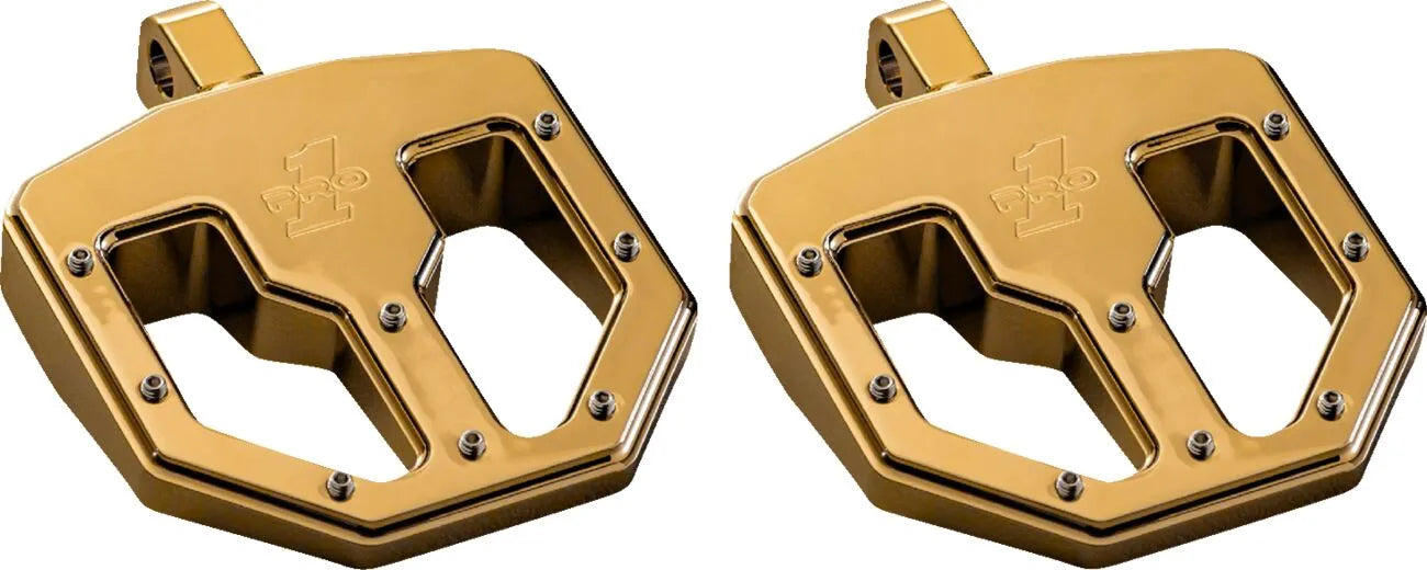 Pro-one Bmx V1 Foot Pegs - Gold
