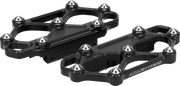 Arlen Ness Diamond Floorboards - Black Anodized