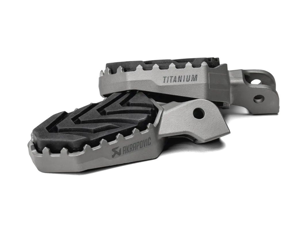 Akrapovic Titanium Foot Pegs for Suzuki V-Strom 1050