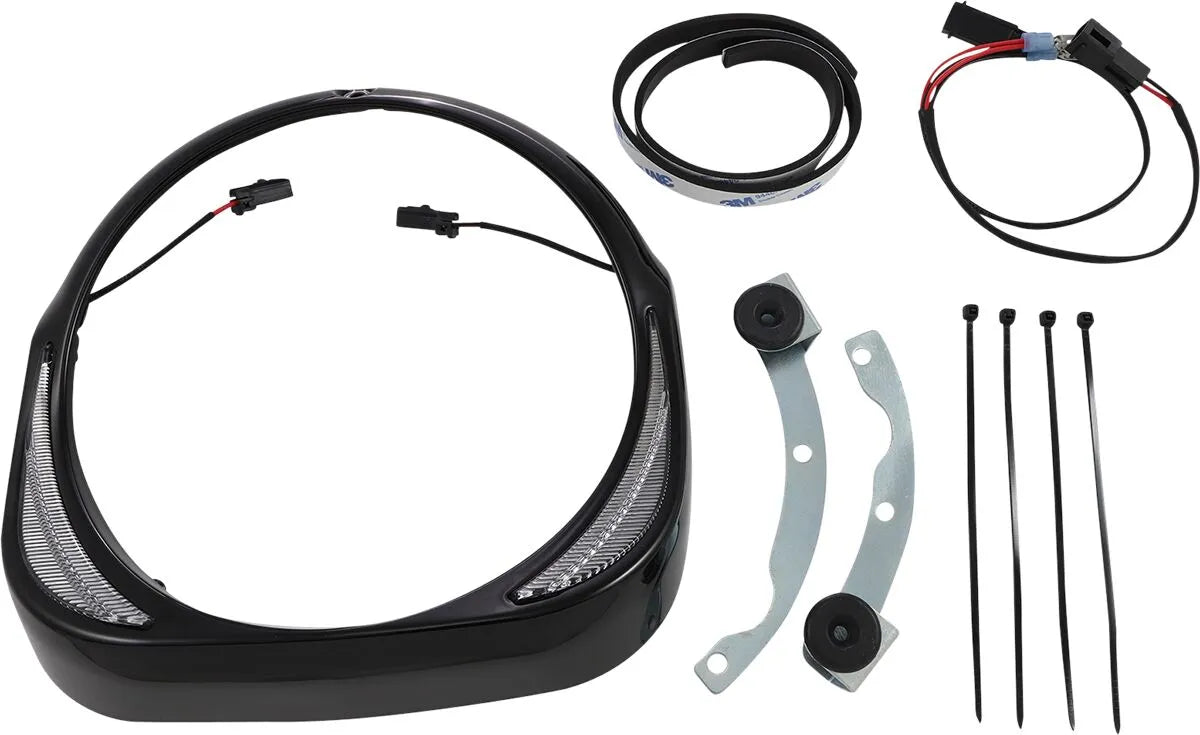 Ciro Fang Headlight Bezels - Led Running Lights
