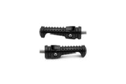 Gilles Tooling Footpeg - High-strength Aluminum, Black