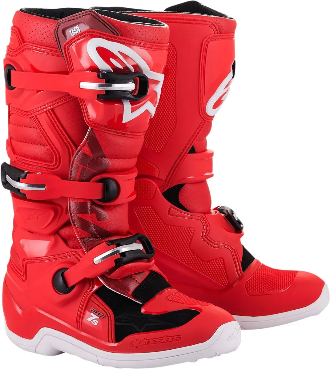 Alpinestars Tech 7S Youth Boots Red