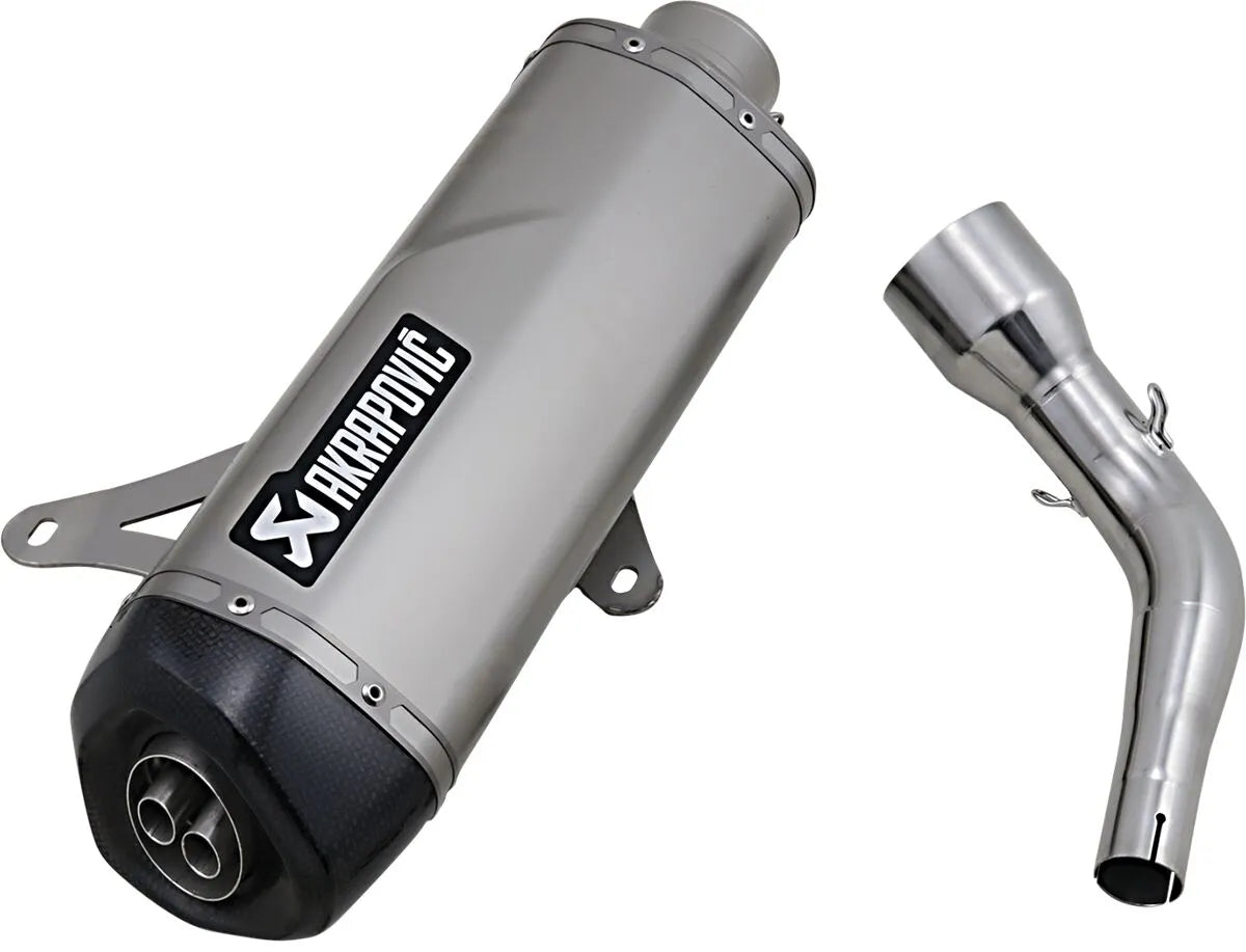 Akrapovic Tłumik Slip-on Ze Stali Nierdzewnej Do Skuterów - Homologacja Drogowa ECE
