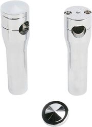 Accutronix Elite Billet Aluminum Risers - Chrome, 6"
