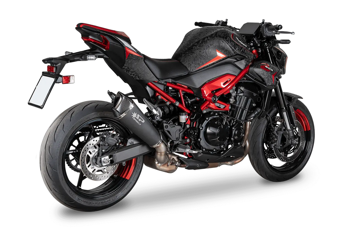 Spark KONIX EVO ECE Slip-On Muffler Black for Kawasaki Z900