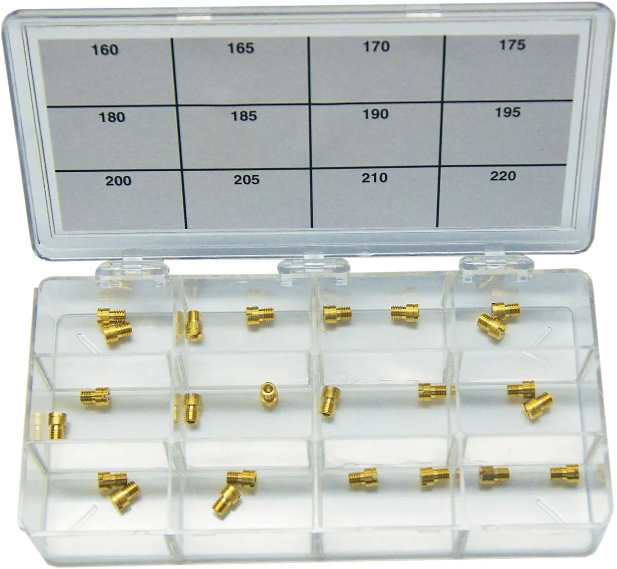 EBC Main Jets Assortment 24-Piece for Keihin CV Carburetors