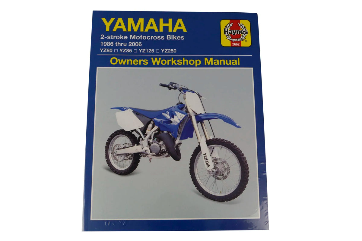 Haynes Service Manual for Yamaha YZ80 YZ85 YZ125 YZ250 86