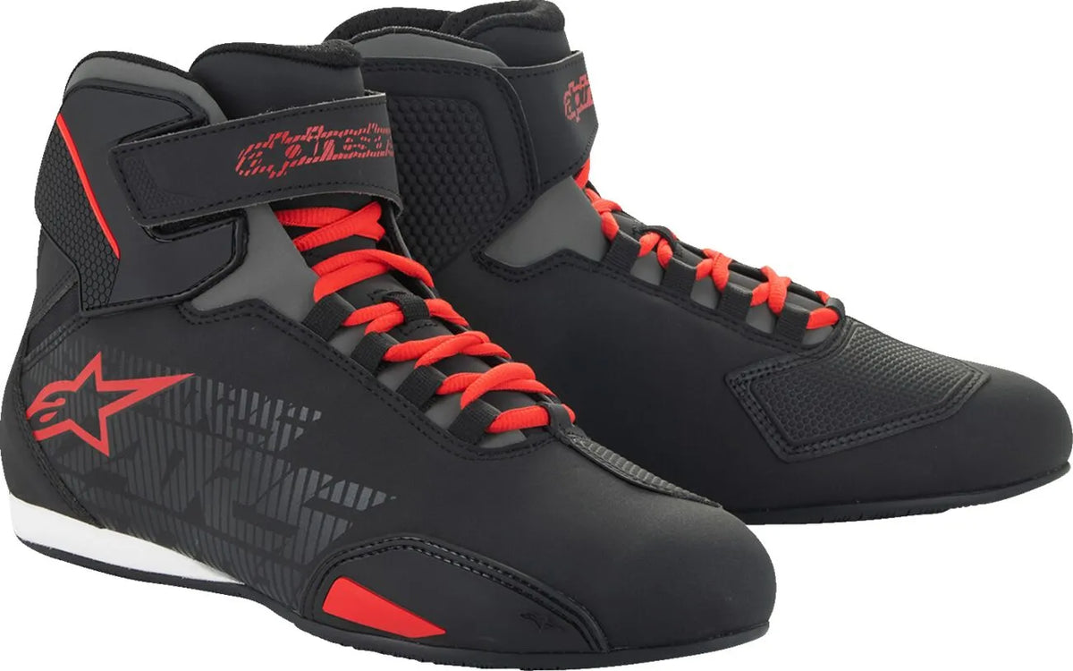 Alpinestars Sektor Riding Shoes Black Red