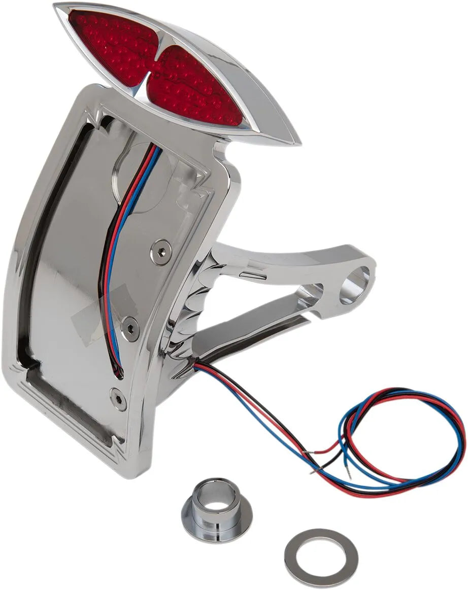 Drag Specialties Deco Taillight With License Plate Mount