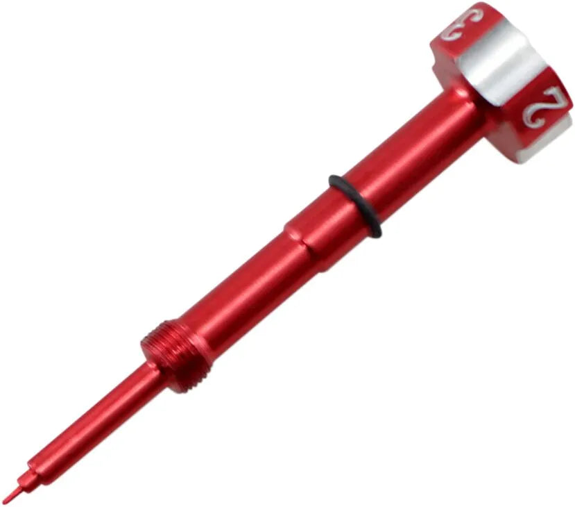 Scar Racing Fuel Mixture Screw Keihin Red for Yamaha Honda KTM