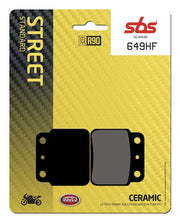 Sbs Hf Street Ceramiczne Organiczne Klocki Hamulcowe - Tył