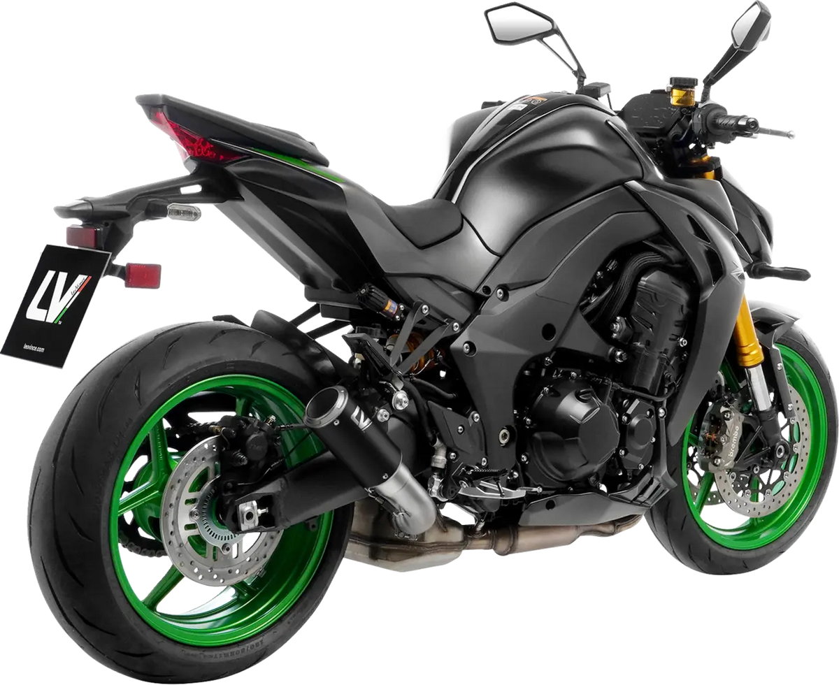 Leovince LV-Corsa Slip-On Muffler Black for Kawasaki Z 1100 ABS