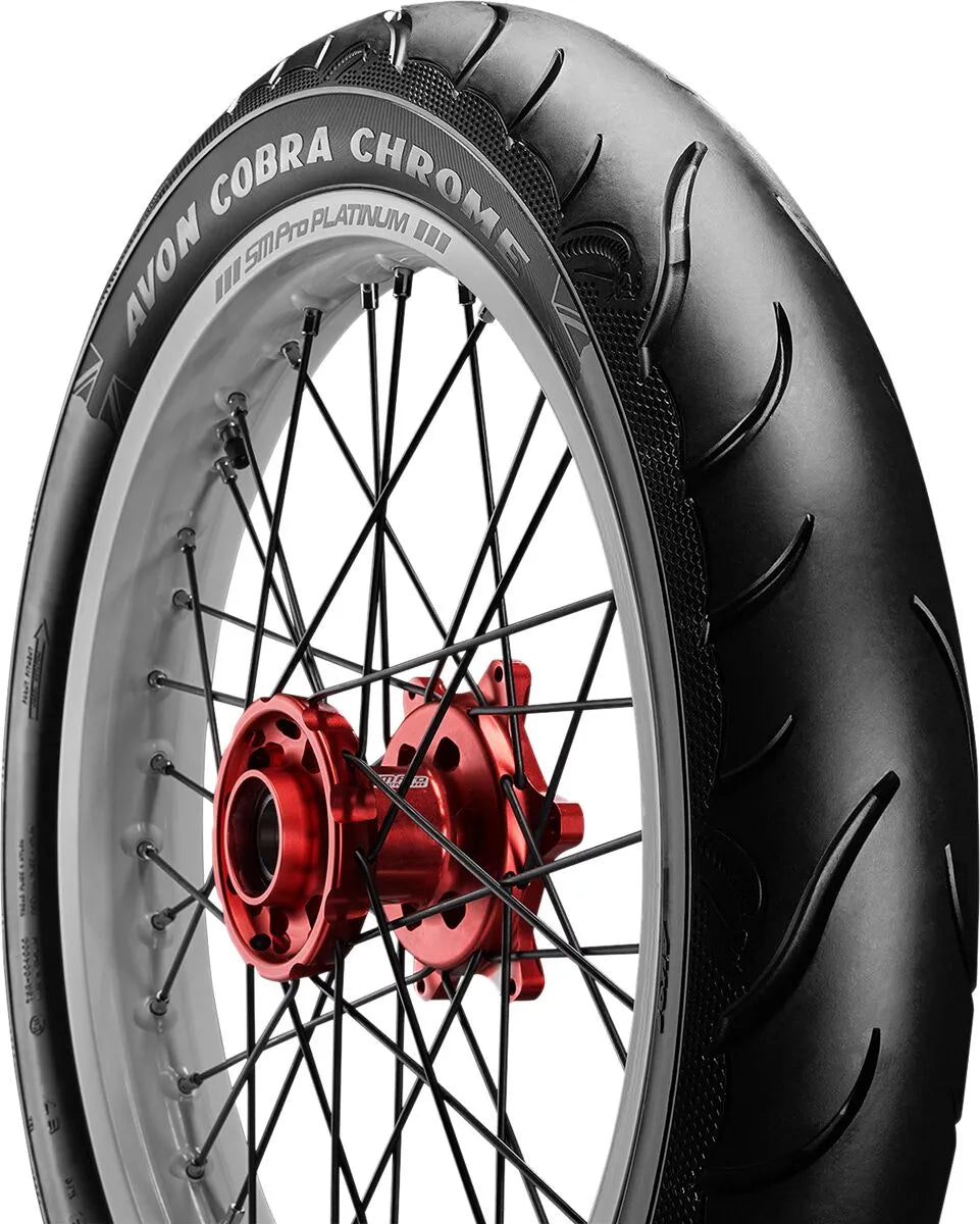 Avon Cobra Chrome AV91 Front Tire - 130/70 B18 69H - TL - Reinforced