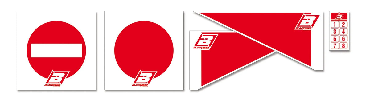 Blackbird Racing Enduro Track Course Marker Kit Red White