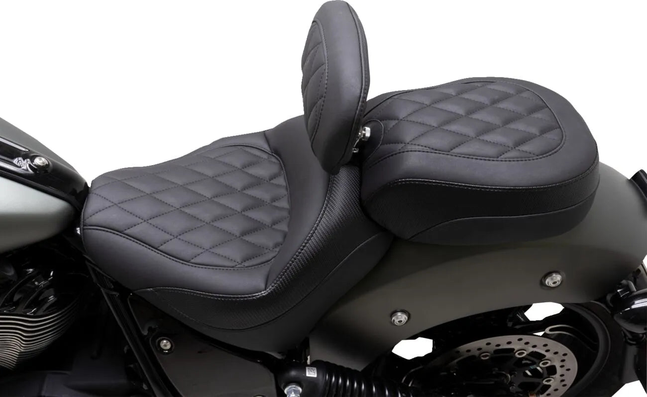 Pillion Mustang Recessed Passenger Seat - For INDIAN