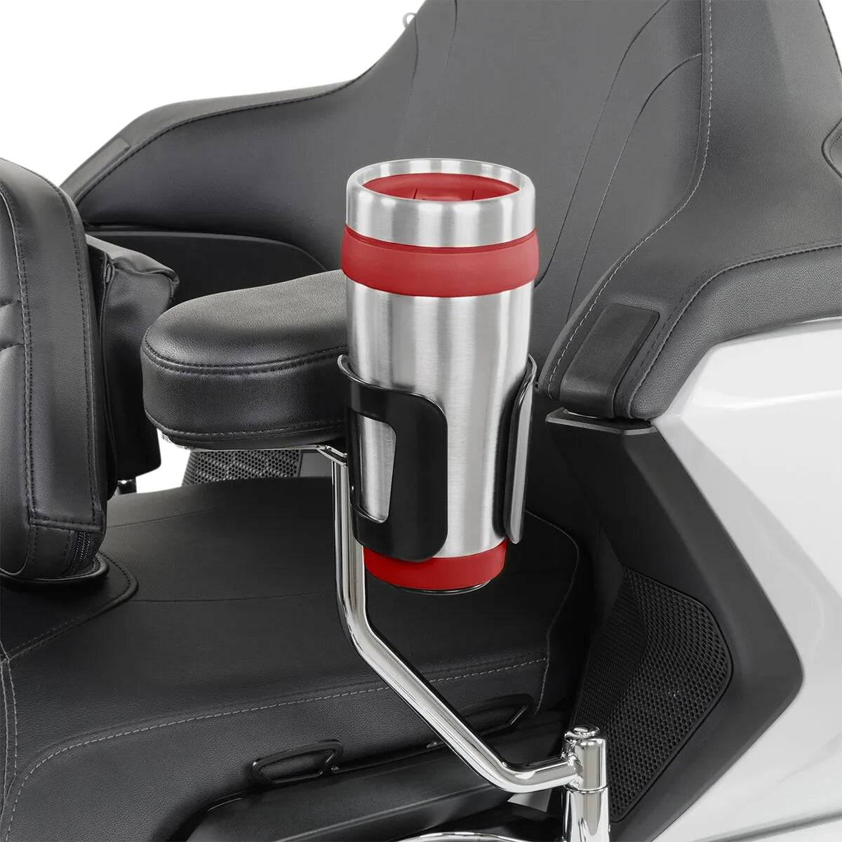 SHOW CHROME Passenger Beverage Holder for Armrests
