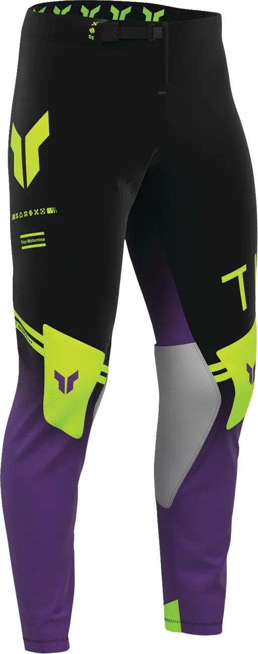 Thor Sportmode Geo Pants Black/Purple