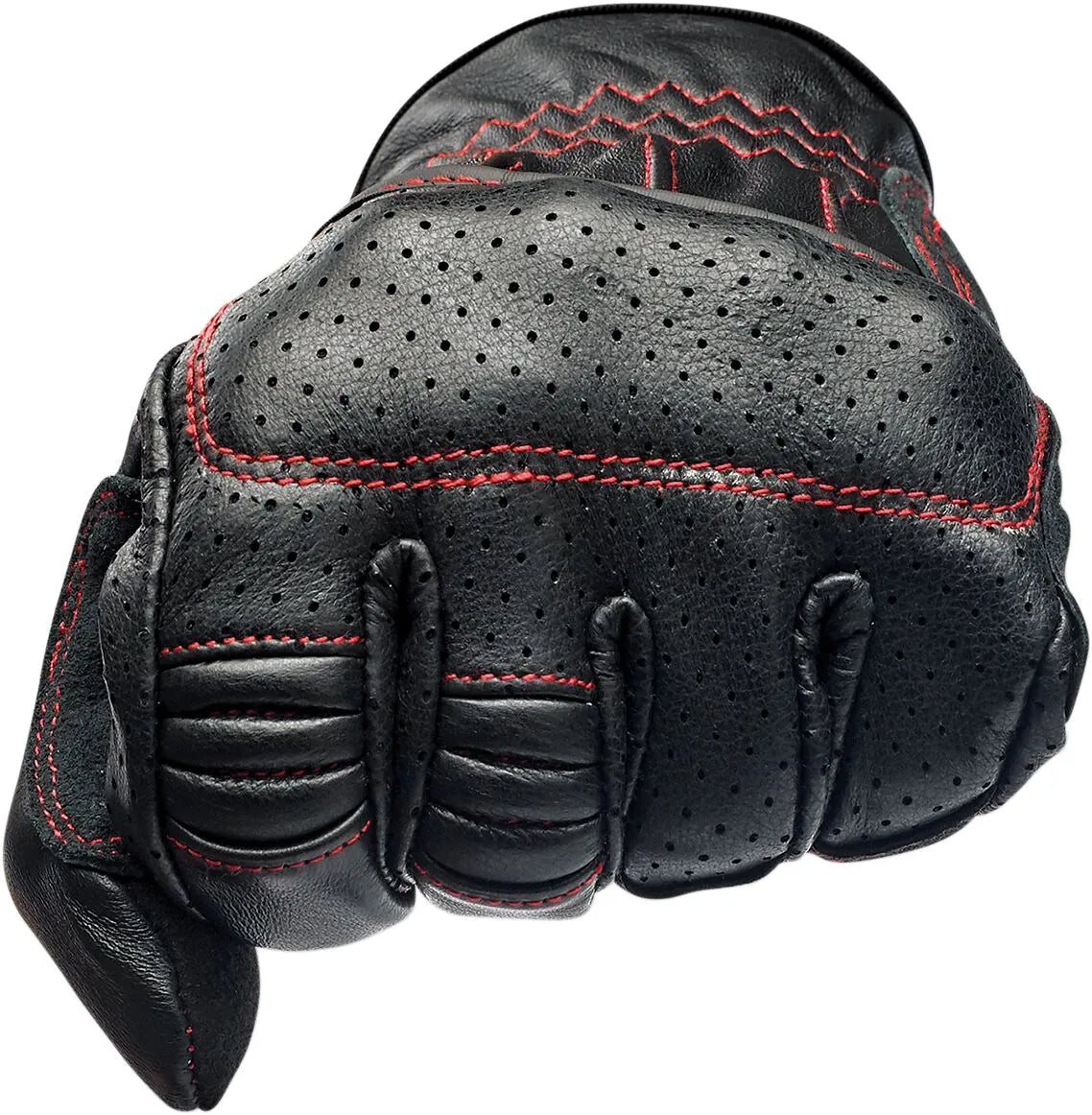 Biltwell Borrego Gloves - Black/Red