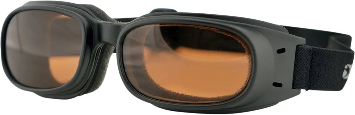 Bobster Piston Goggle Black w/ Amber Lens
