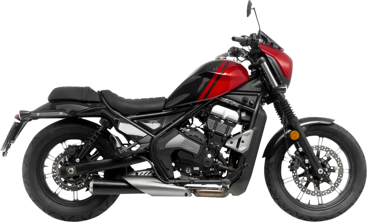 Leovince Classic Racer Slip-On Muffler Black for Moto Morini