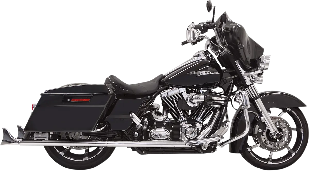 Bassani Xhaust Fishtail Slip-on Tłumiki - Chrom
