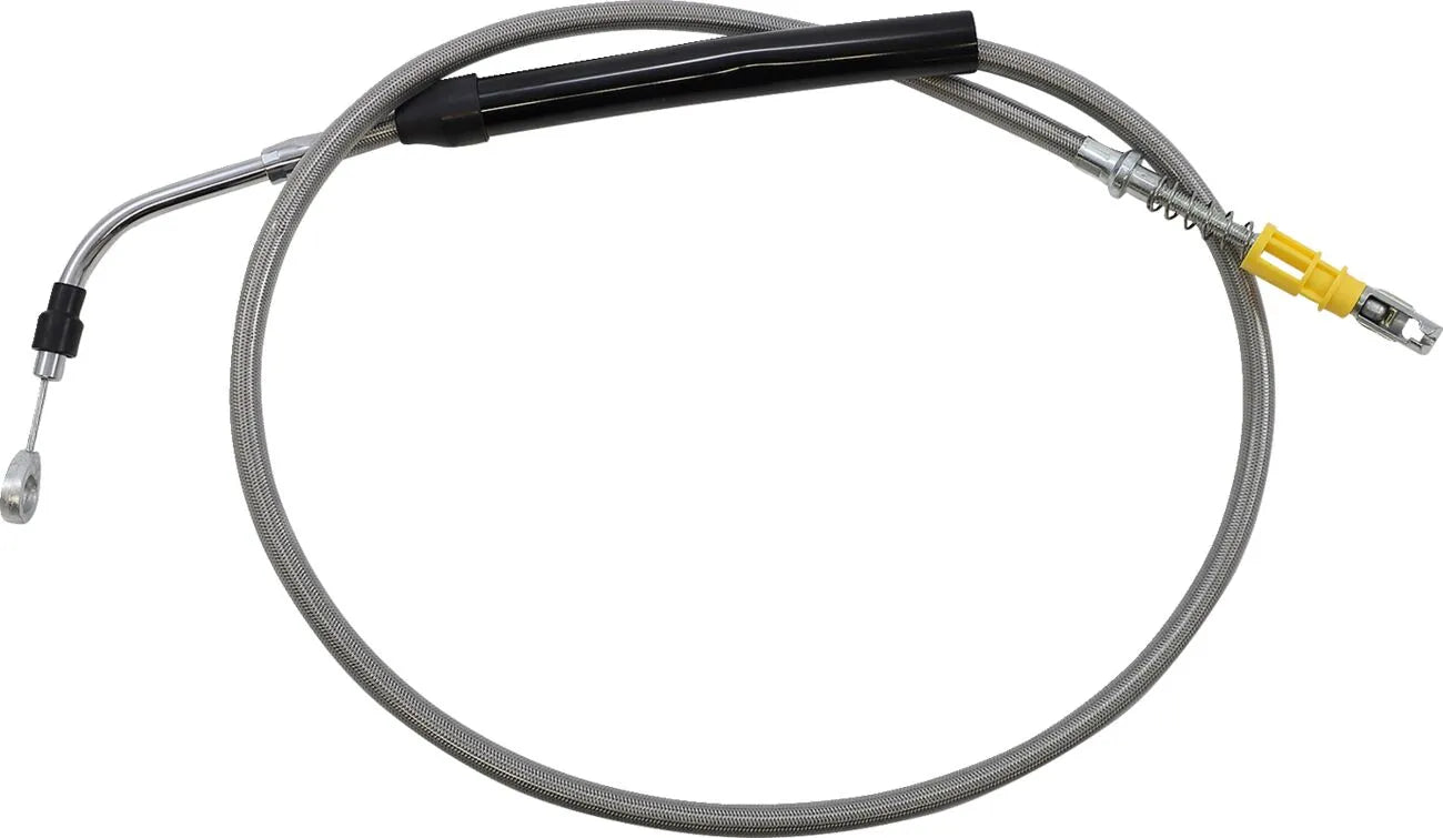 La Choppers Stainless Steel Braided Clutch Cable for Ape Hanger