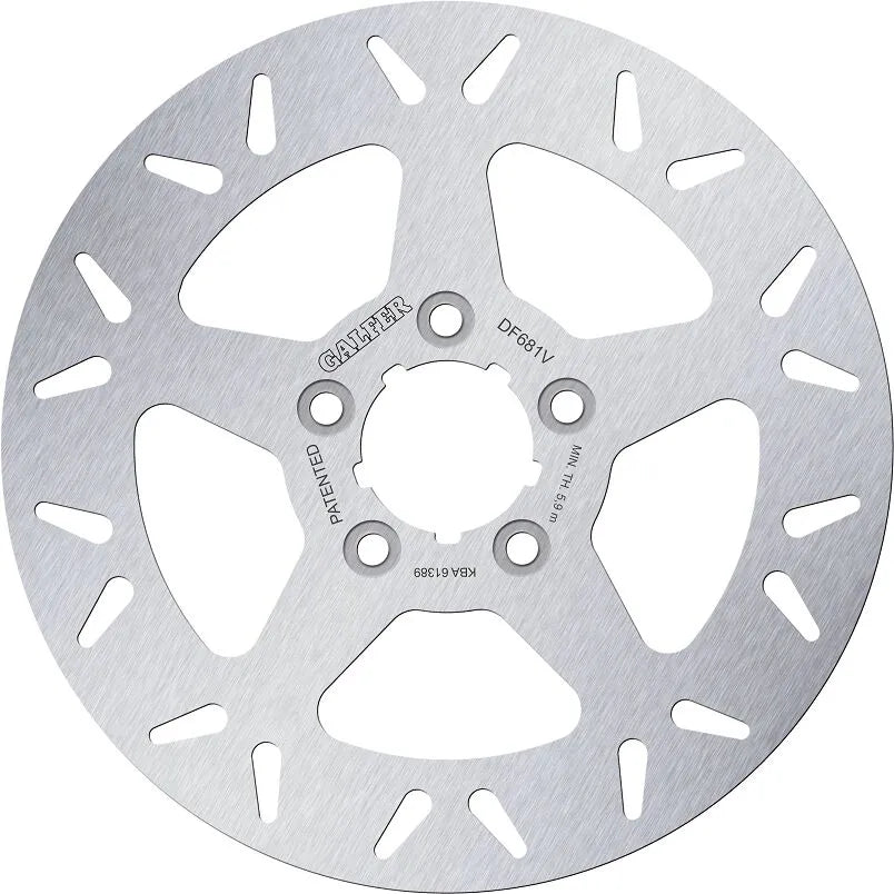 Galfer Fixed Round Brake Rotor For Superior Braking - Rear