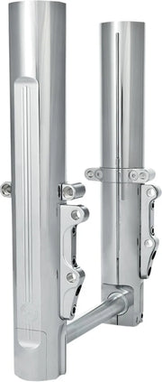 Performance Machine Fork Leg Kit Chrome Dual Disc