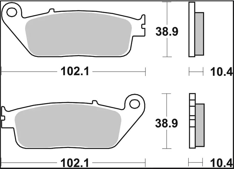 Brembo XS Prime Line Sintered Maxiscooter Brake Pads