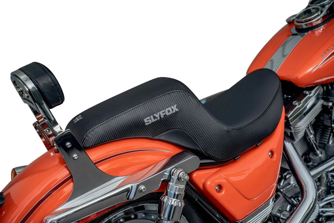 Slyfox The Drifter Seat - Enhanced Comfort & Style - For Harley Davidson
