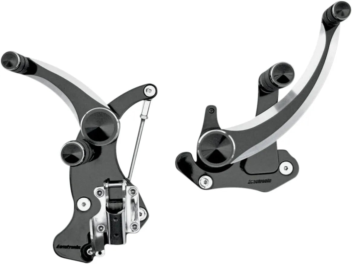 Accutronix Forward Controls - Black Anodized