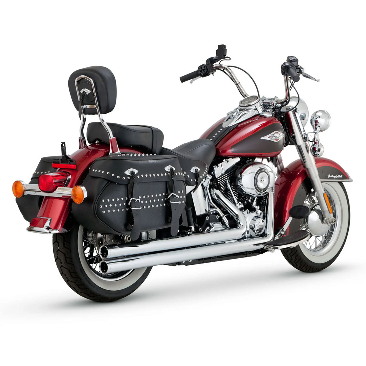Vance & Hines Big Shots Long Exhaust System Chrome for 86-11