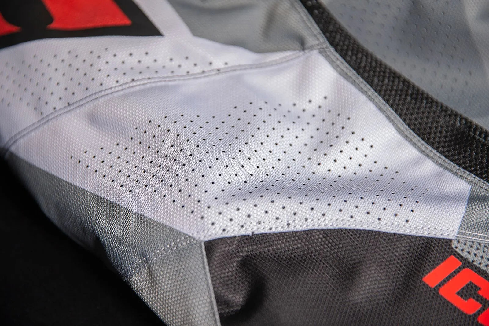 Icon Hooligan Ultrabolt Jacket - Black/Gray/Red/White