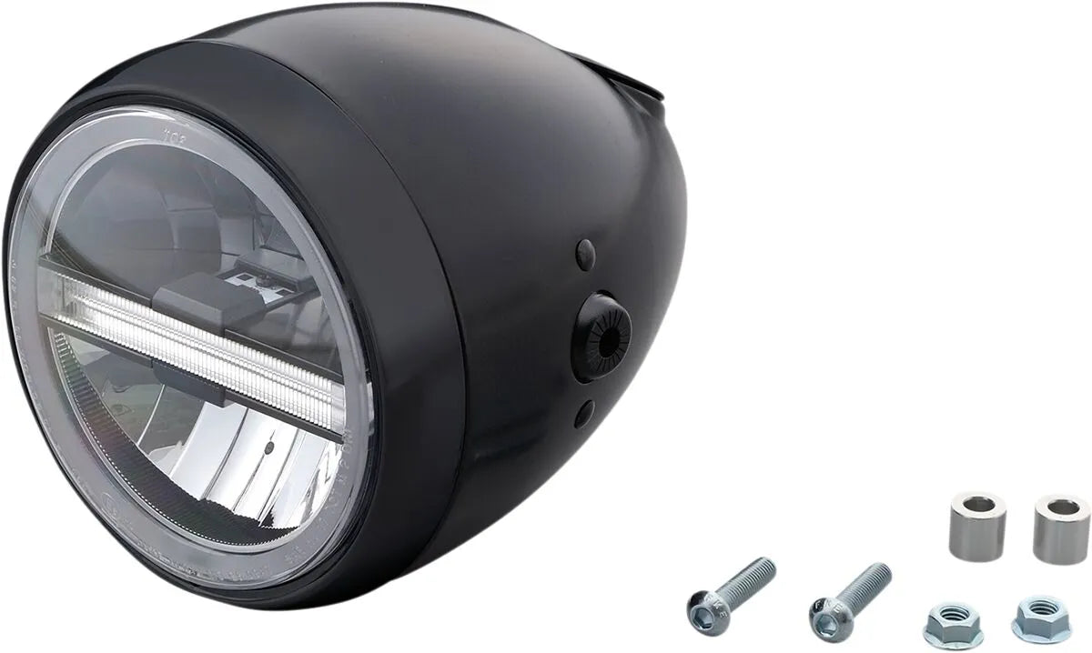 Daytona Neovintage Headlight - Side Mount - E-marked