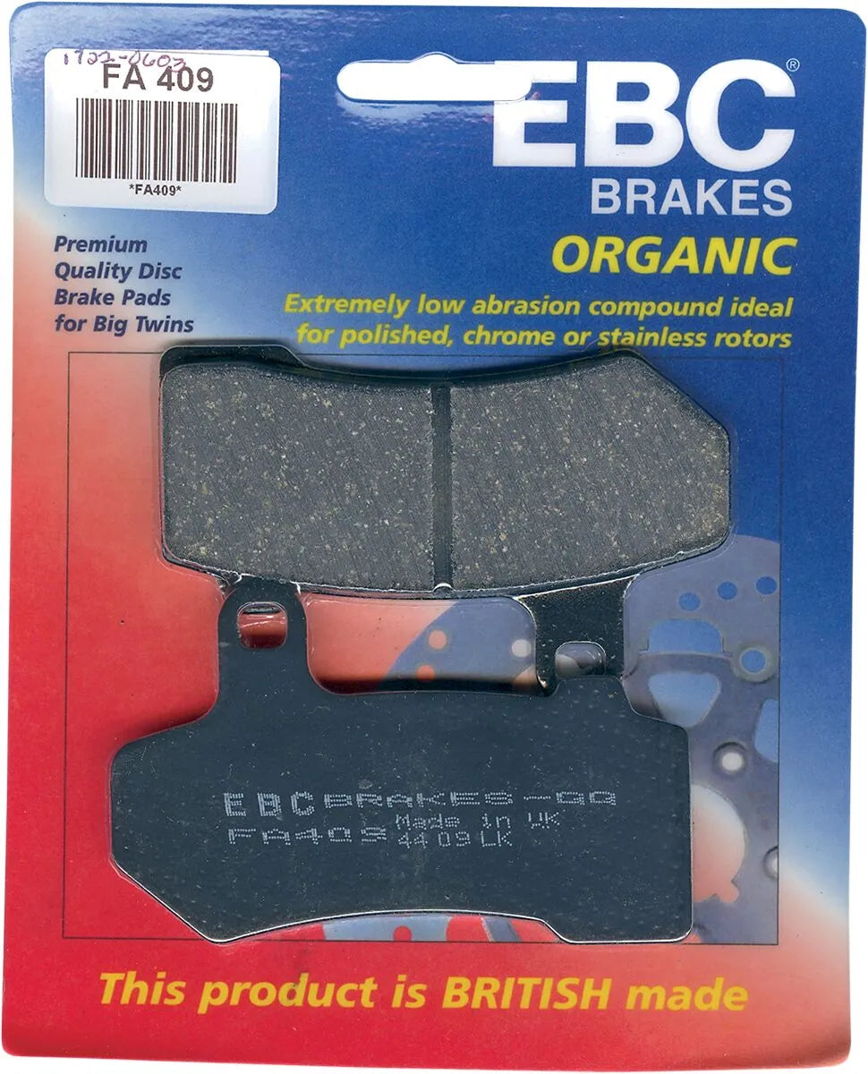 Ebc Organic Brake Pads For Harley-davidson & Buell - Front & Rear