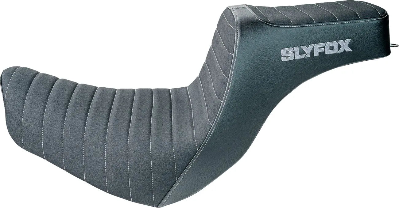2-Up Slyfox High Noon Seat - Maximum Comfort - For Harley Davidson