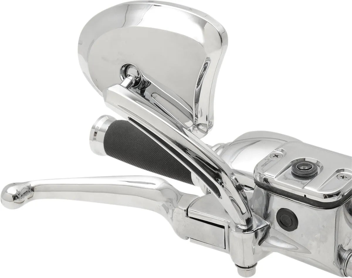 Drag Specialties Stem Mirrors - Pair - 5/16"-18 - Chrome - 12cm Stem