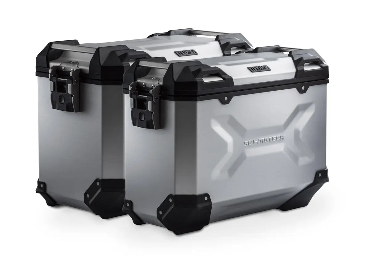Sw-Motech TRAX ADV Aluminium Side Case System 45L/37L Silver