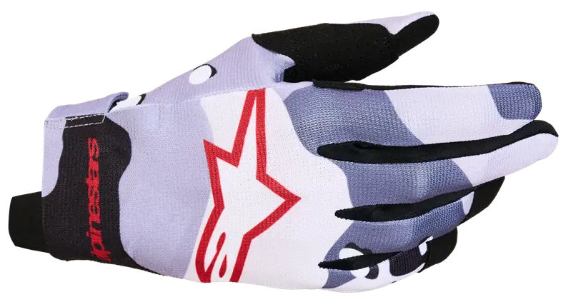 Alpinestars Youth Radar Gloves Gray Lilac Black