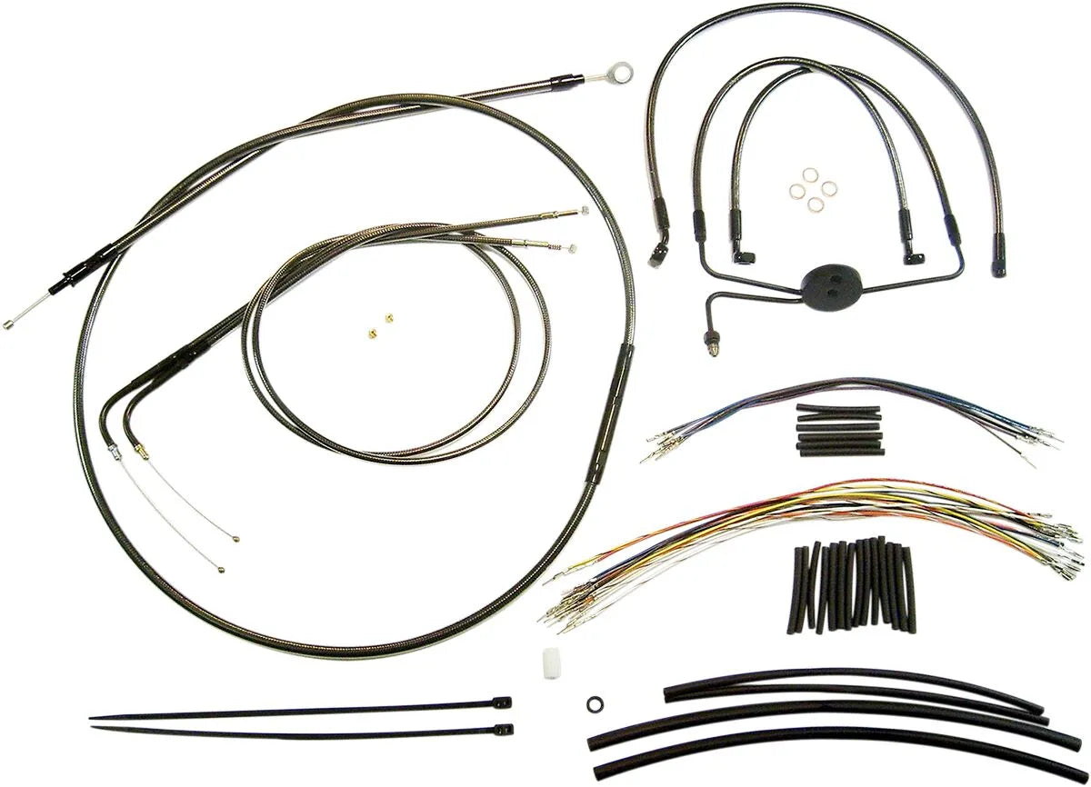 Magnum Shielding Black Pearl Handlebar Installation Kit for Ape